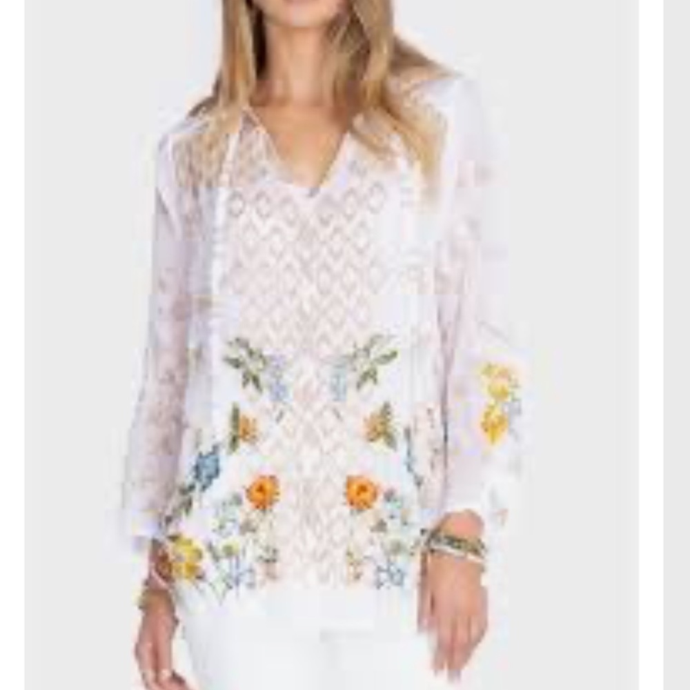 Johnny Was Luca Blouse Small. NWT